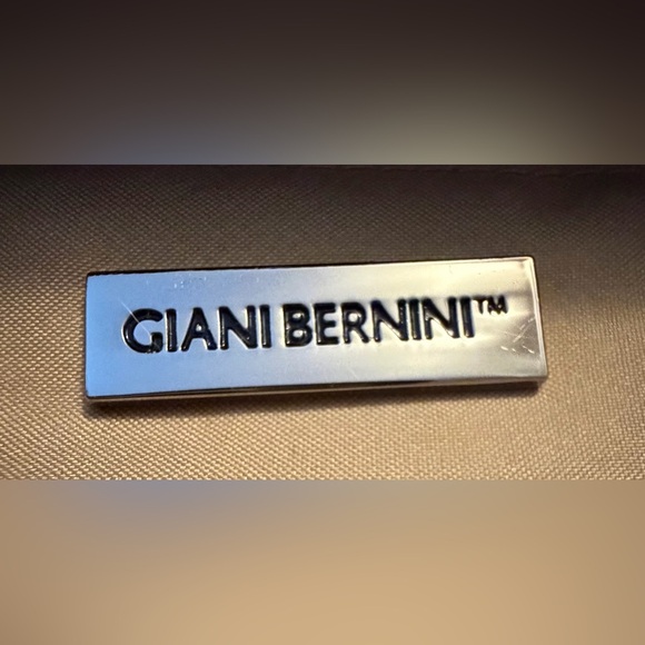 NWOT- Vintage- Giani Bernini- Cerulean Blue Genuine Leather Crossbody Bag- Y2K - Picture 5 of 7